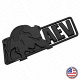For Chevrolet Colorado AEV Bison Tailgate Nameplate Logo Decal Emblem ZR2 Black
