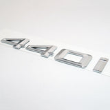For BMW 440i Chrome Logo Emblem Badge Car Trunk Lid M Power Series Performance