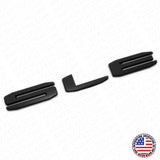 19-21 GMC Sierra Tailgate SLE Logo Emblem Pickup Badge Nameplate Matte Black