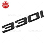 For BMW 330i Logo Emblem Replace Badge Car Lid M Series Performance Gloss Black