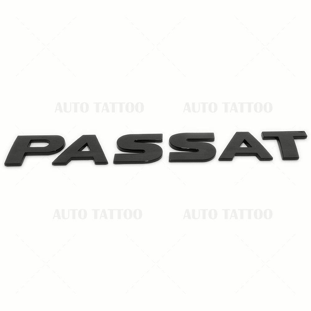 12-19 Volkswagen Passat Rear Truck Lid Nmaeplate Badge Emblem Black