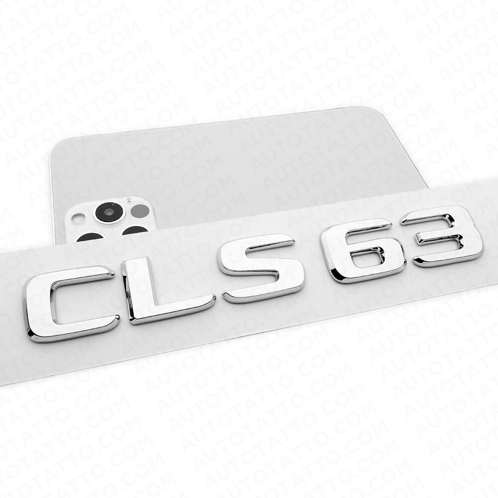 17+ Mercedes CLS 63 Letter Emblem Trunk Lid Logo Badge AMG Sport OEM Chrome
