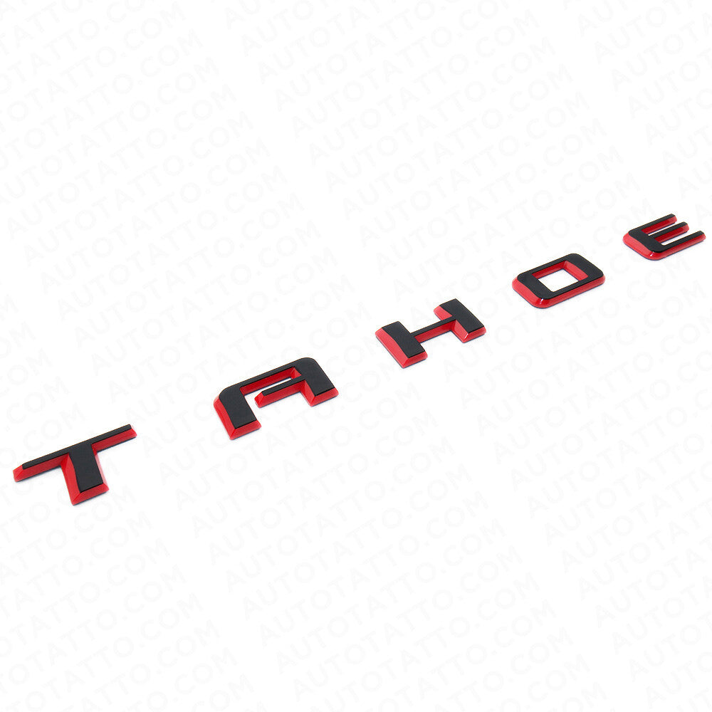 2021+ Chevy Tahoe Redline Nameplate Emblem Kit Set RST Sport Decorate