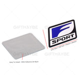 2x For Lexus F-Sport Auto Car Aluminum Badge Emblem Interior Exterior Decoration
