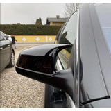 Gloss Black Side Mirror Cover For 2007-2013 BMW E60 F07 F10 E63 E64 F12 F13