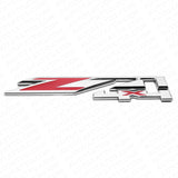 2x GMC Sierra z71 4X4 Fender Front Door Logo Badge Emblem Nameplate Chrome Red