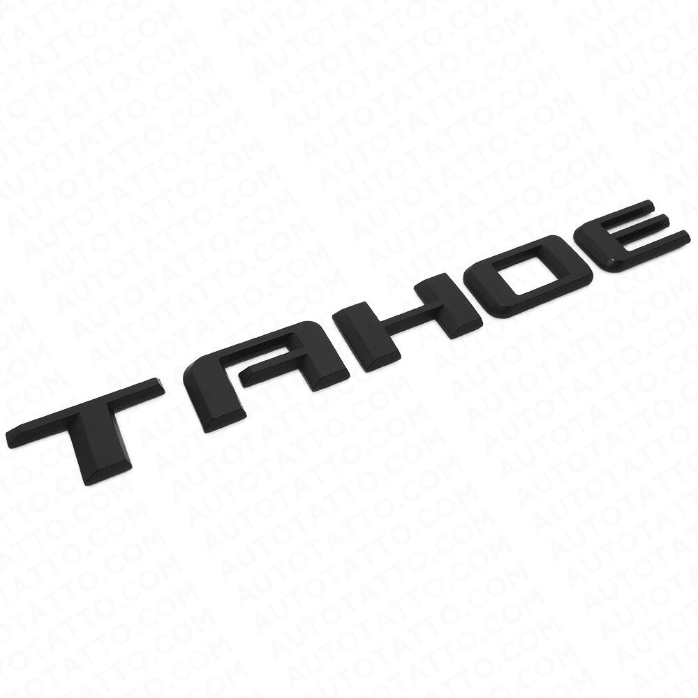 2021+ Chevy Tahoe Liftgate Nameplate Badge Letter Logo Emblem RST Matte Black
