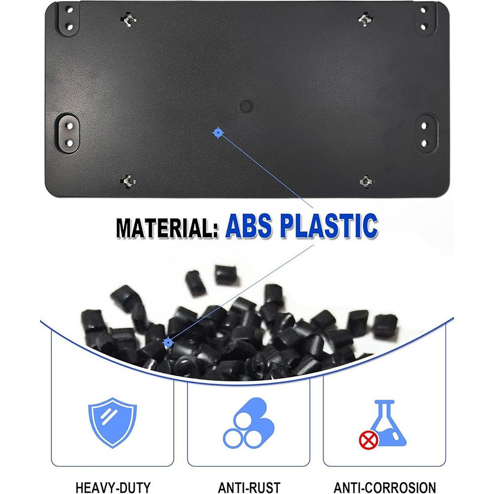 MERCEDES-BENZ + Screws NewRear License Plate Tag Holder Mounting Bracket