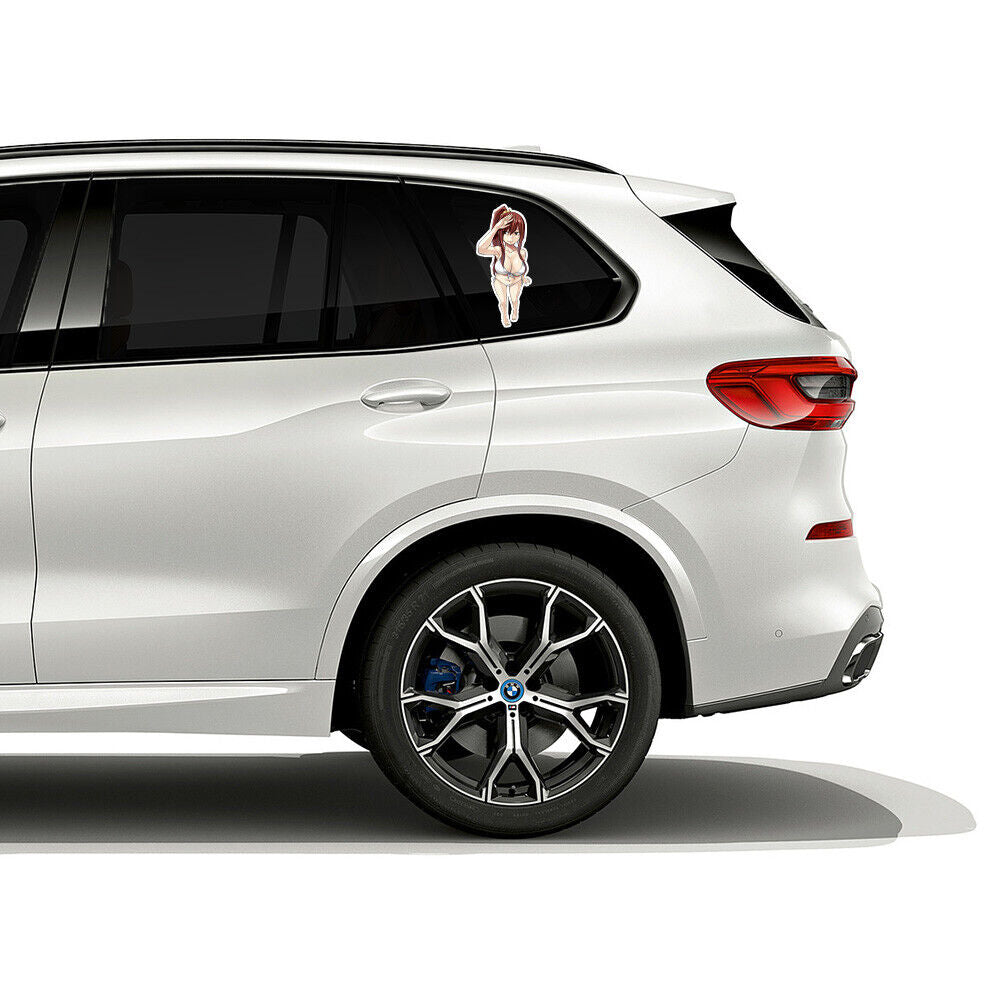 Anime Cartoon Sexy Lady Bikini Body Sticker Decal Home Car Door Window Decorate