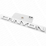 For GMC Canyon Front Door or Rear Liftgate Badge Logo Emblem Decorate Chrome