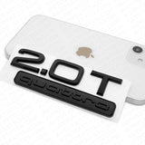 17-22 Audi Rear Trunk Deck Lid 2.0T Quattro Nameplate Emblem Logo Badge Blackout