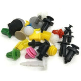 100pcs Mixed Plastic Clips Universal Door Panel Bumper Interior Auto Buckle Car Accessory