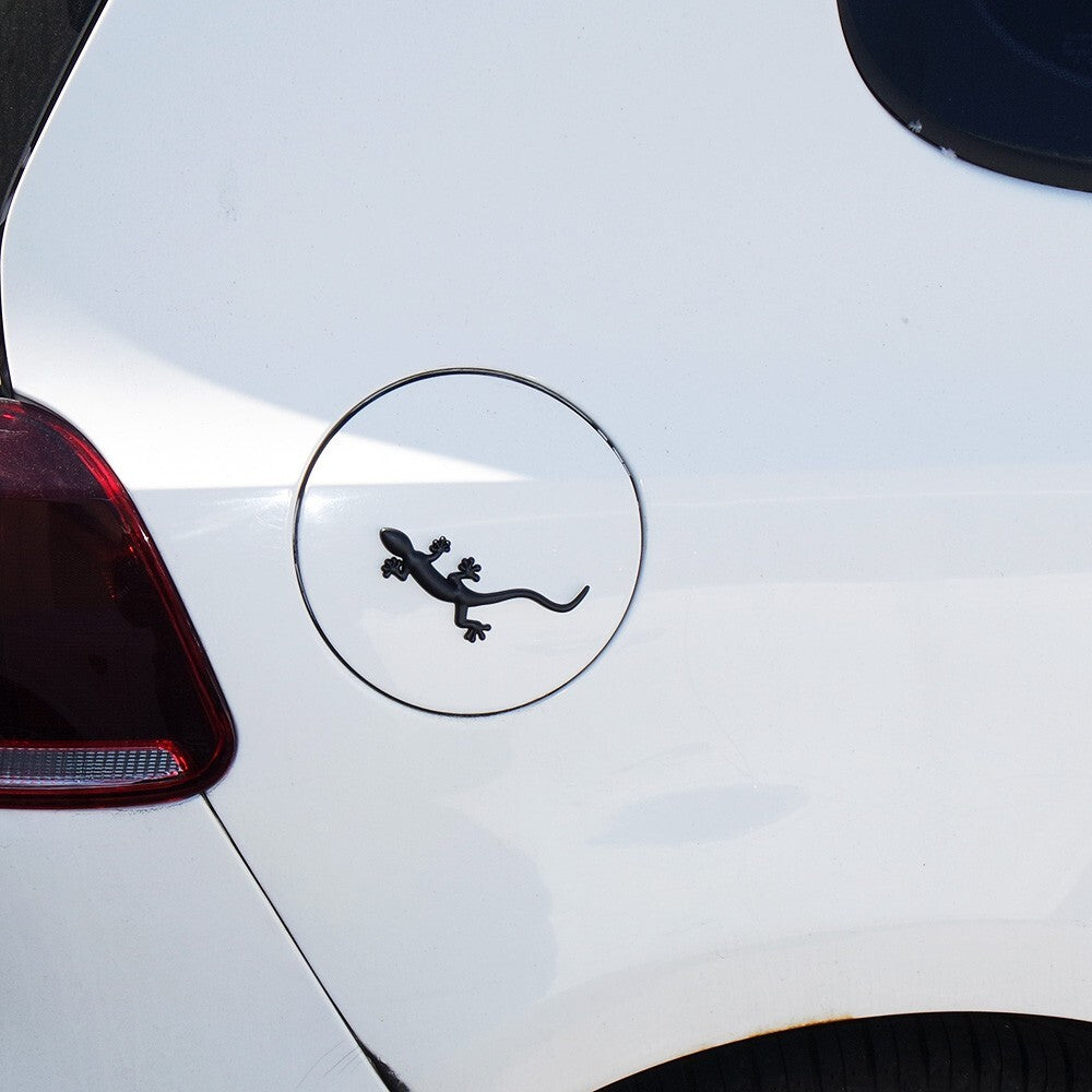 Audil Quattro Gecko Badge Emblem Trunk 3D Sticker Car SUV Sport Matte Black 4WD