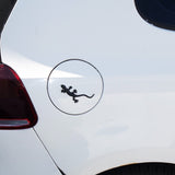 Audil Quattro Gecko Badge Emblem Trunk 3D Sticker Car SUV Sport Matte Black 4WD