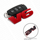 For Tacoma Pickup Truck V6 Red Tailgate Rear Body Nameplate Logo TRD Emblem