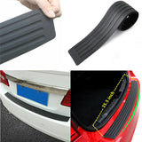 Rear Bumper Guard Rubber Protector Trim Cover Scuff Car Trunk Protectors Strip