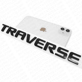 Chevy Traverse Rear Lifgate Letter Badge Nameplate Logo Emblem Matte Black Sport