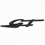 For Maserati Ghibli Levante Grecale Fender Logo GT Emblem Badge Matte Black