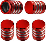 5 Pack Tire Valve Stem Caps Cover Universal Fit for Auto Car Truck Multi- Color