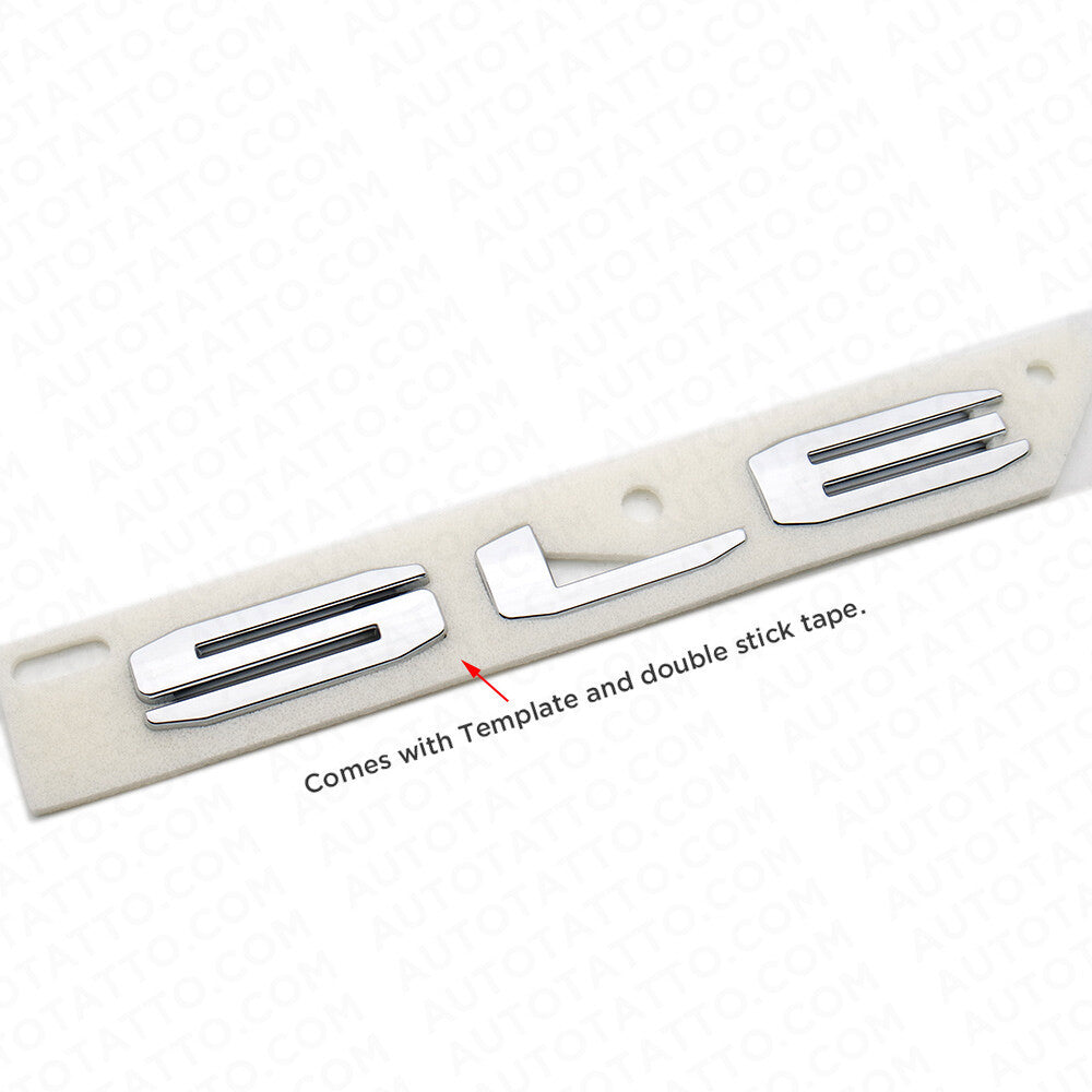 For 19-21 GMC Sierra Rear Tailgate SLE Logo Emblem Pickup Badge Nameplate Chrome