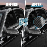 Carbon Fiber Mercedes W204 W212 W117 C E S GLA Class Side Mirror Cover Replace