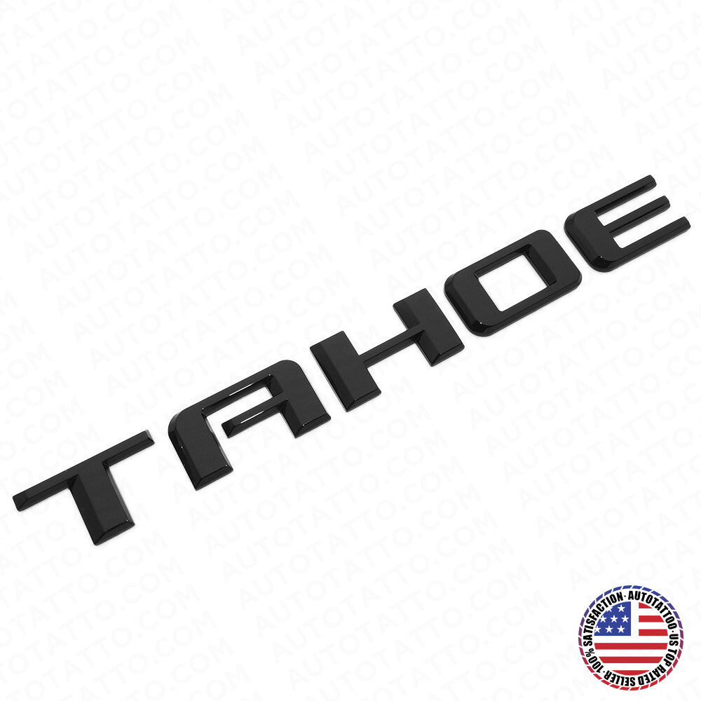 2021+ Chevy Tahoe Liftgate Nameplate Badge Letter Logo Emblem RST Gloss Black