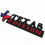 2pcs 3D TEXAS Edition Car Truck Door Fender Logo Emblem Badge For Chevy GM GMC