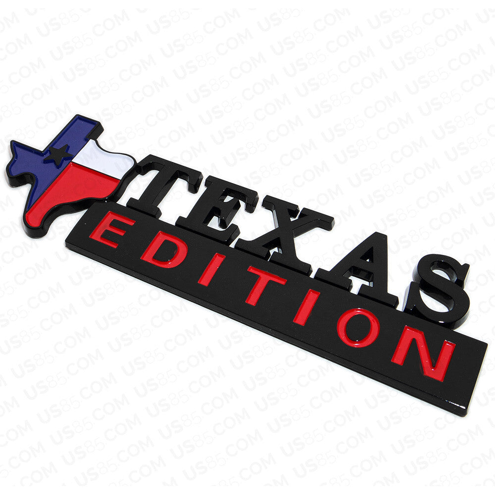 2pcs 3D TEXAS Edition Car Truck Door Fender Logo Emblem Badge For Chevy GM GMC