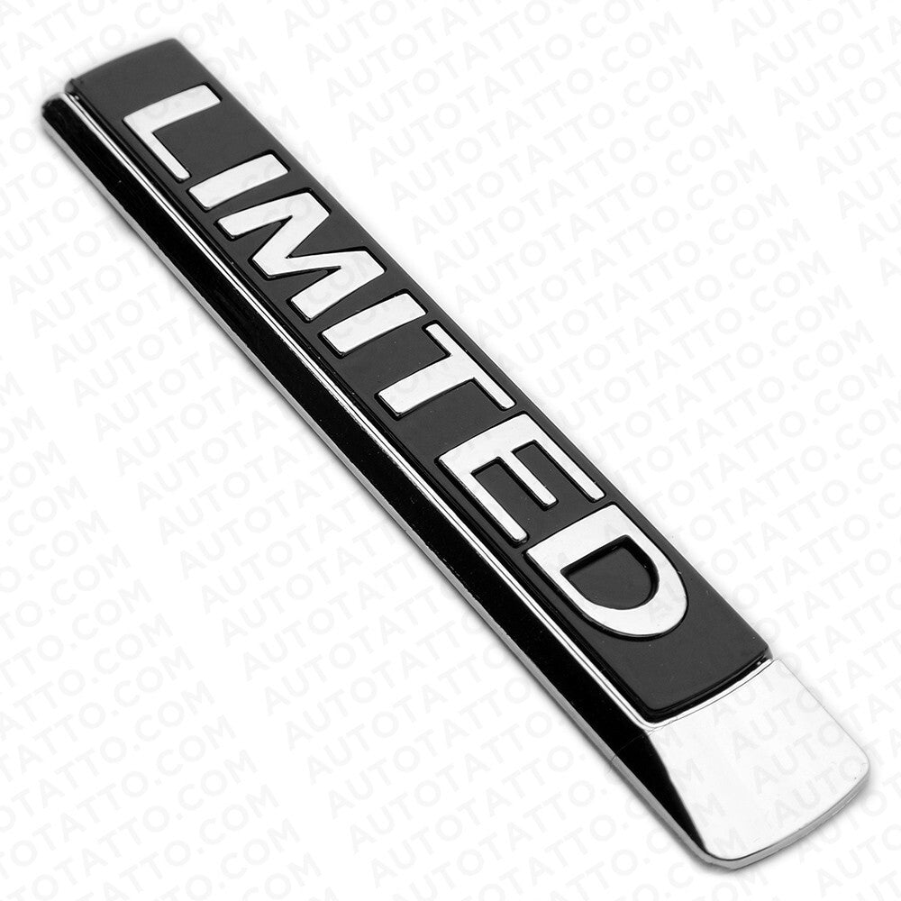 For Infiniti Limited Rear Liftgate Badge Emblem Nameplate Chrome Black