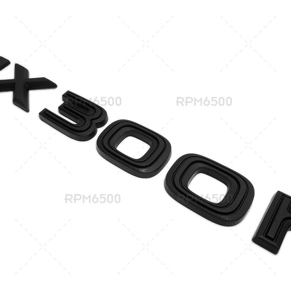 Lexus Liftgate Matte Black NX 300h Letter Logo Badge Car Emblem Replace F-Sport