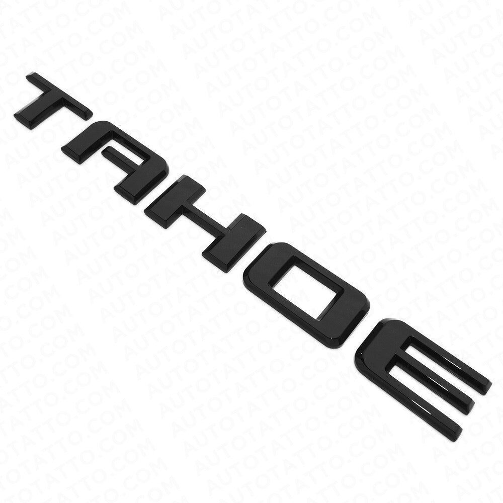 2021+ Chevy Tahoe Liftgate Nameplate Badge Letter Logo Emblem RST Gloss Black