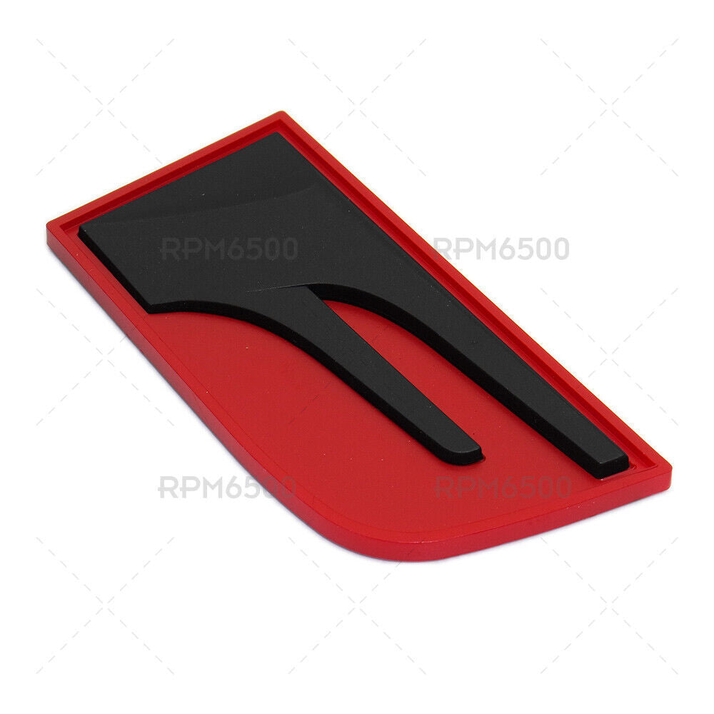 Lexus Black Red IS GS RC F Fender Letter Logo Badge 3D Decal Emblem Car F-Sport