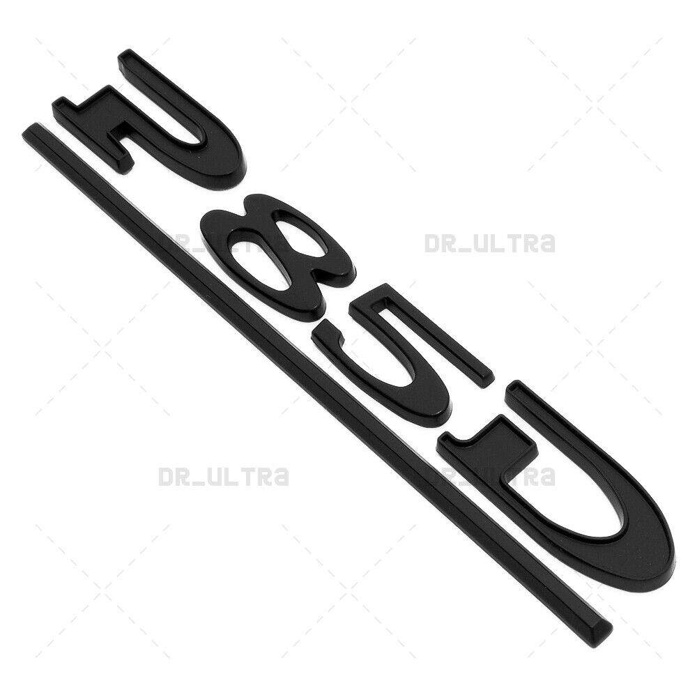 Tesla Liftgate P85D Performance Nameplate Logo Badge Emblem Sport Matte Black
