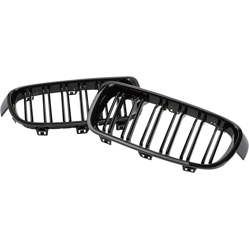 Front Kidney Grill for 12-18 BMW 3 Series F30 F35 328i 335i 320i 330 Gloss Black