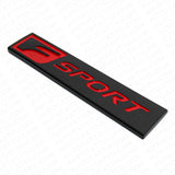 For Lexus F-Sport Logo Badge Rear Trunk Luggage Lid Emblem Decoration Black Red