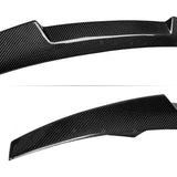 17-25 Audi A4 S4 B9 M4 Style Carbon Fiber Highkick Rear Trunk Spoiler Wing Lid