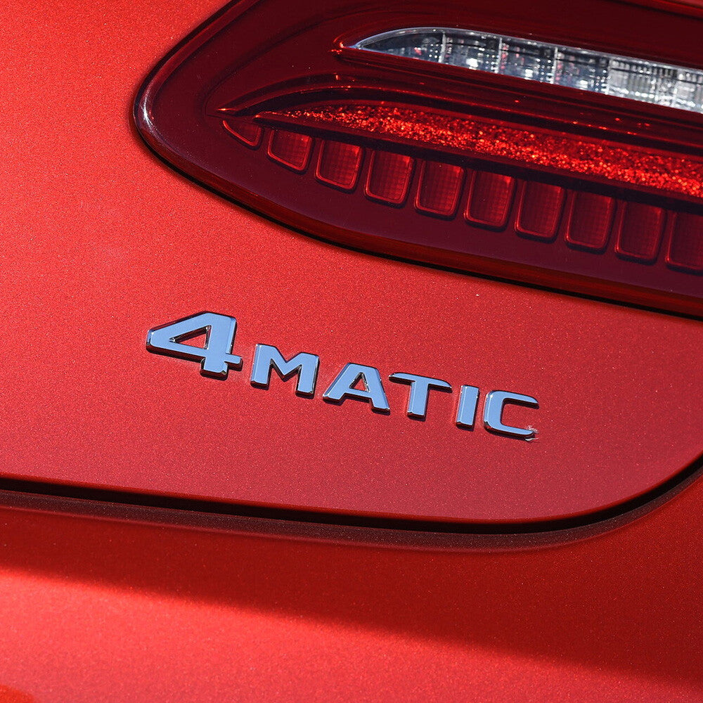 17+ OEM ABS 4 Matic Emblem 3D Chrome Trunk Logo Badge Decoration AMG Modified