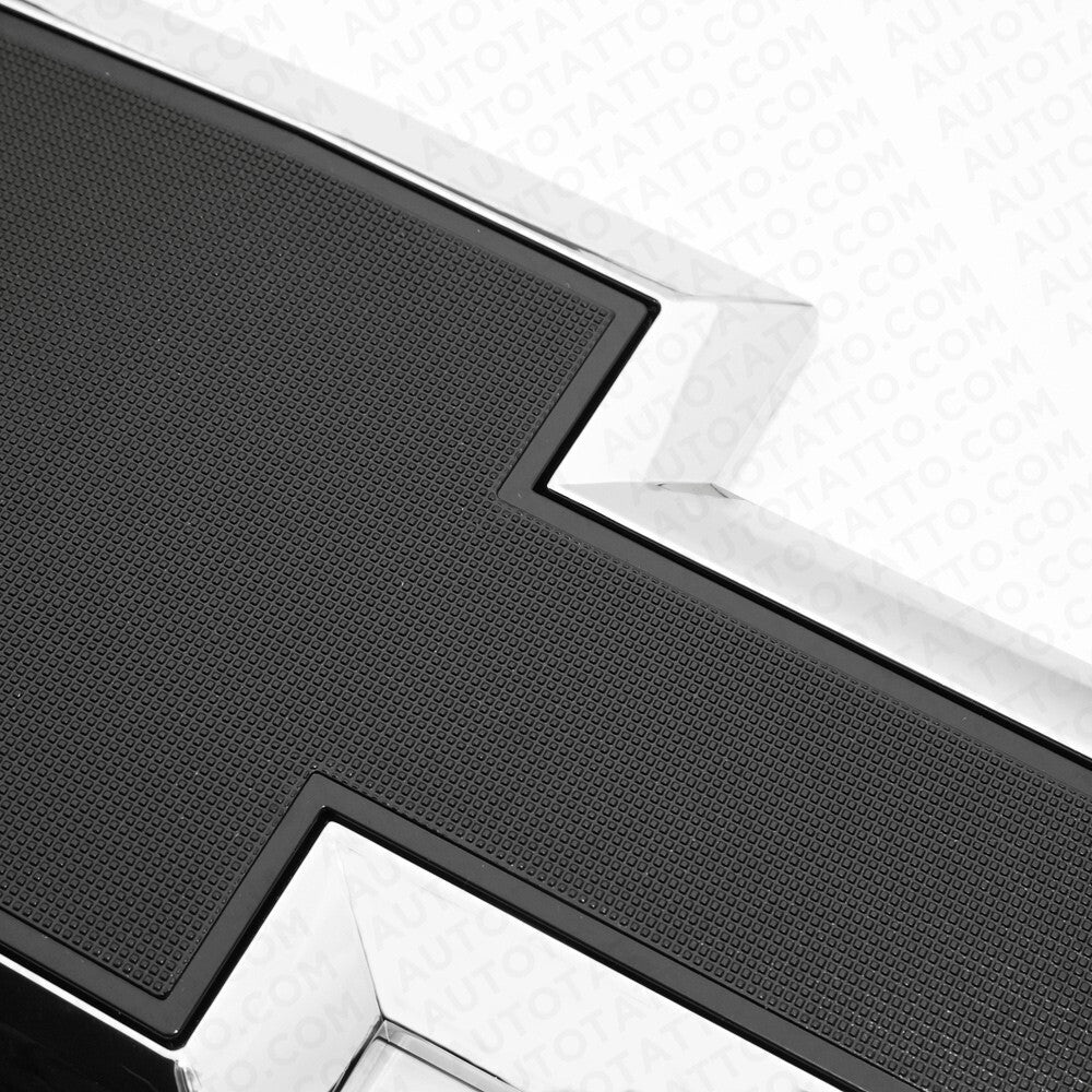 15-19 Chevy 2500 3500 Silverado Bowtie Front Grille Tailgate Logo Emblem Black