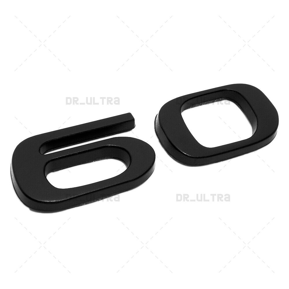 Tesla Rear Liftgate Lid Model 60 Nameplate Logo Badge Emblem Sport Matte Black