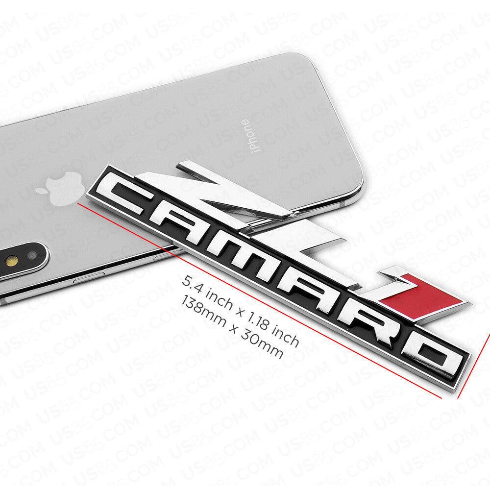 Chevy ZL1 Camaro Truck Lid Bumper Letter Logo Emblem Badge Sticker Racing Sport