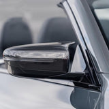 17-23 BMW G20 G30 G11 G12 M Style Carbon Fiber Replace Side Mirror Cover Cap