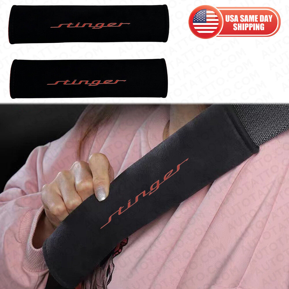 Fit Stinger Cotton Car Seat Belt Cover Safety Shoulder Strap Cushion Pad Harness