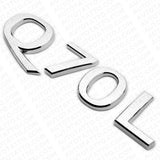 For Infiniti Q70L Rear Trunk Letter Badge Emblem Nameplate Sport Silver Chrome