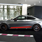 Mercedes Benz Special Edition 1 AMG Sport Side Skirt Stripes Vinyl Decal Sticker