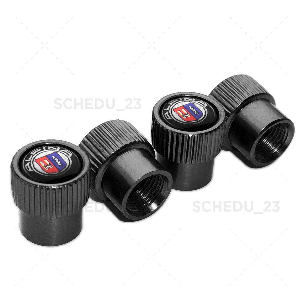 Alpina Roundel Style Car Wheel Tire Air Valve Cap Stem Dust Cover Sport  /M