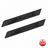2x Black AMG Special Edition Emblem Fender Logo Badge Nameplate Decoration Sport