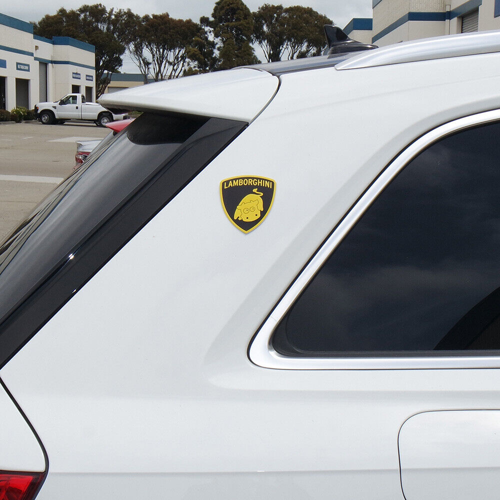 1x or 2x Fashion Aluminum Alloy Taurus "Bull" Car Decal Sticker for Lamborghini
