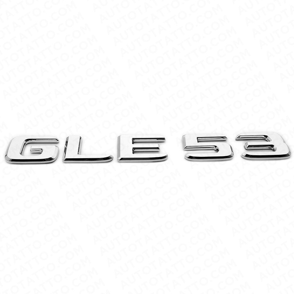 2021 Mercedes-Benz GLE 53 Letter Emblem Liftgate Logo Badge AMG Sport Chrome