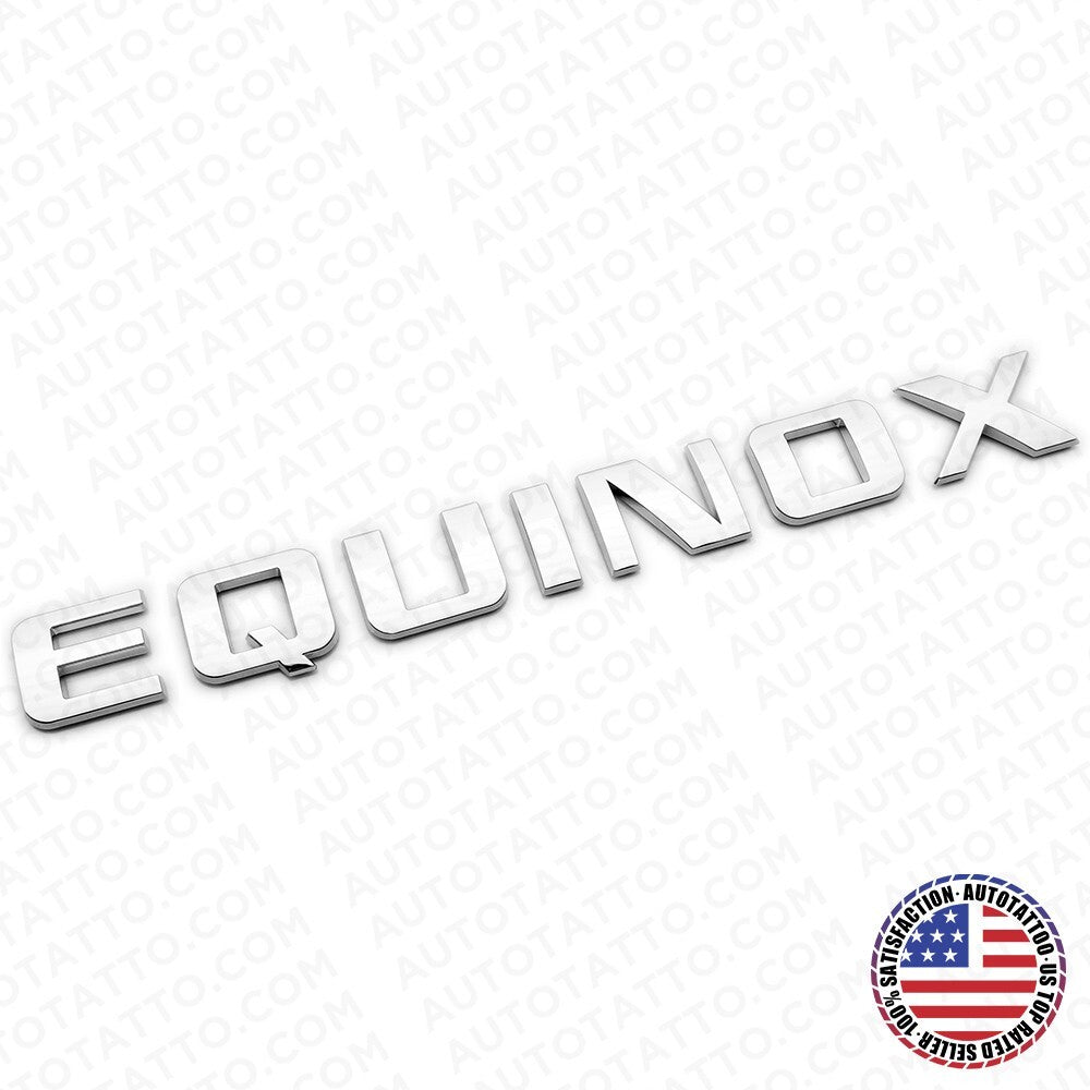 17-24 Chevy Equinox Liftgate Nameplate Letter Logo Badge Emblem Chrome