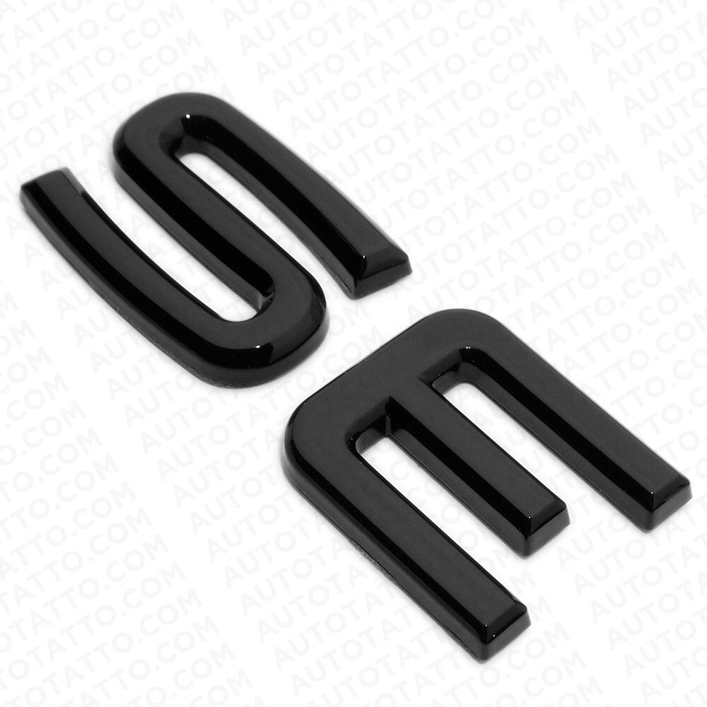 22-24 VW SE Rear Liftgate Hatch Lid Letter Nmaeplate Badge Emblem Gloss Black